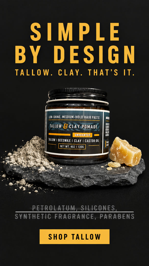 How to Use Tallow Hair Clay for All-Day Natural Hold