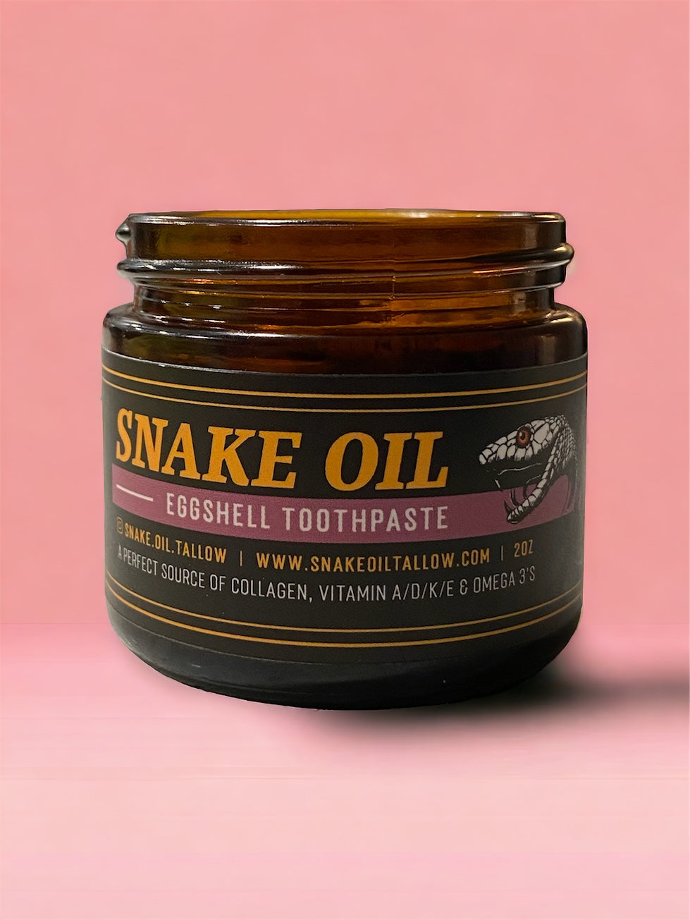 Eggshell & Tallow Toothpaste – Snake Oil Tallow Co.