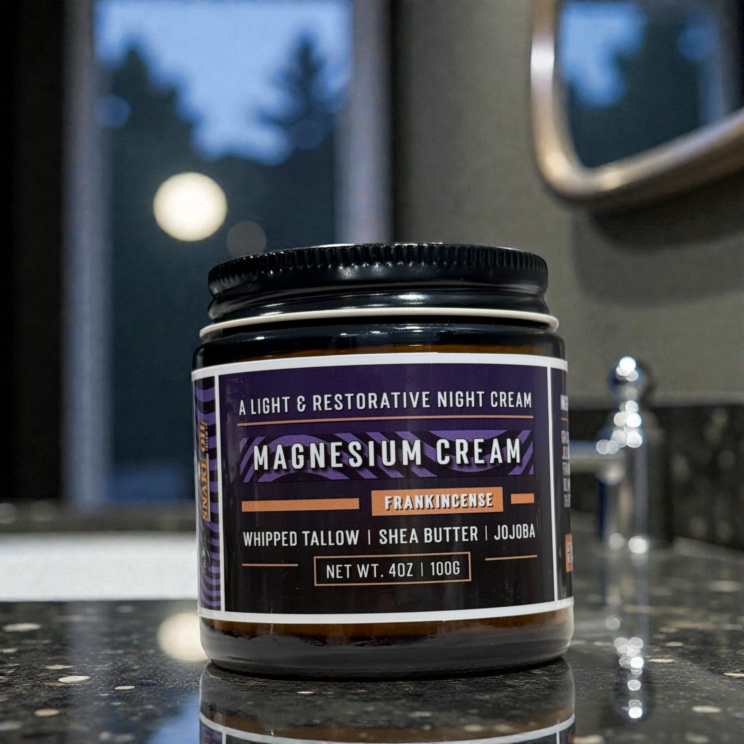 Magnesium & Tallow Night Cream – Snake Oil Tallow Co.